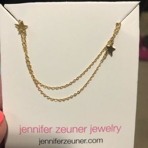 NWT Stainless Steel Gold Star Necklace